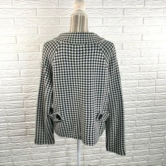 Chadwick’s Black & White Wool Blend Jacket - Picture 6 of 6